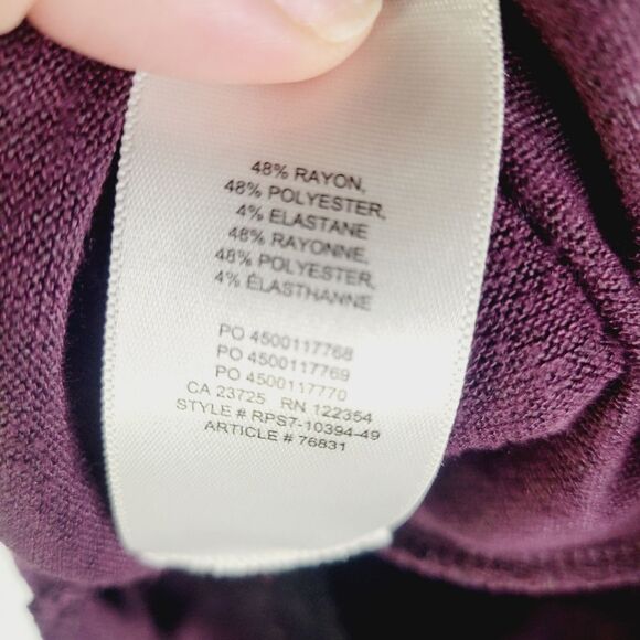 Aritzia Wilfred Free Purple Knit Long Sleeve - Picture 6 of 9